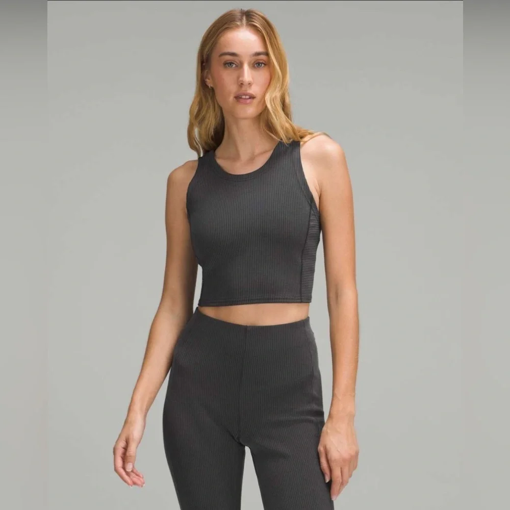 Lululemon Ribbed Softstreme Cropped Tank Top